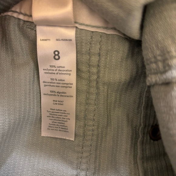 Oshkosh B’gosh Girls Cotton Overalls - Size 8 - Picture 7 of 7